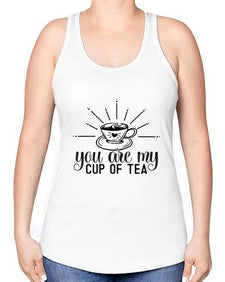 You Are My Cup Of Tea 1265# - funny -Racerback Tank