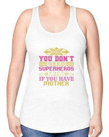 You dont need 270# - cartoon super hero -Racerback Tank