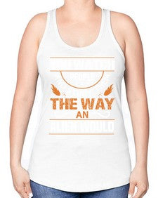 You watch people and stufey them 47# - ufo -Racerback Tank