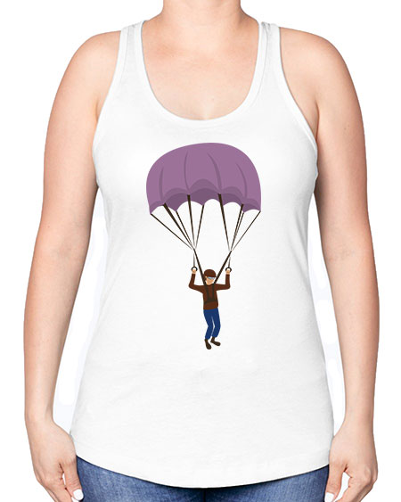 all in one 10# - parachute -Racerback Tank