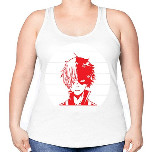 anime art 195# - anime -Racerback Tank