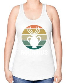 aquarius 78# - aquarius -Racerback Tank