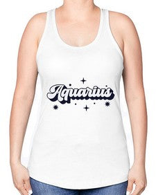 aquarius 82# - aquarius -Racerback Tank