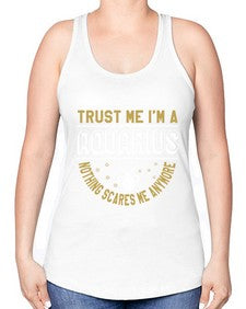 aquarius 87# - aquarius -Racerback Tank