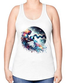 aquarius 88# - aquarius -Racerback Tank
