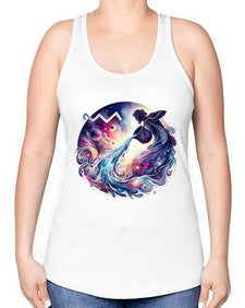 aquarius 89# - aquarius -Racerback Tank
