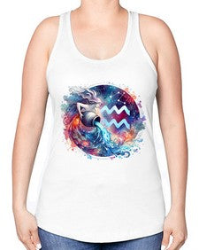 aquarius 90# - aquarius -Racerback Tank
