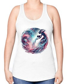 aquarius 91# - aquarius -Racerback Tank