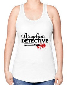 armchair detective 239# - true crime -Racerback Tank