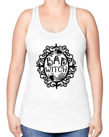 bad witch 52# - witch -Racerback Tank