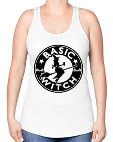 basicwitch 54# - witch -Racerback Tank
