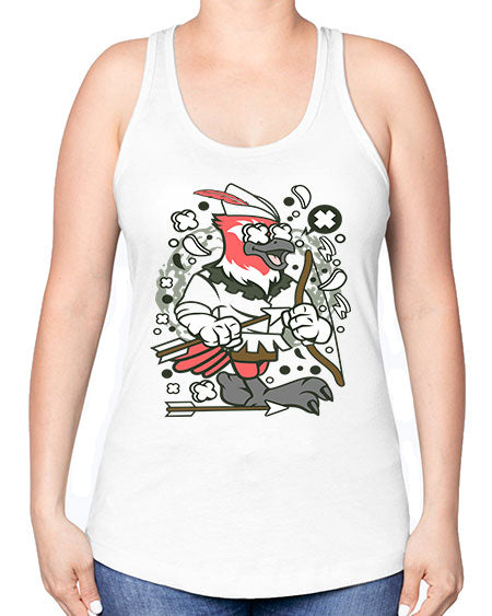 bird robin hood 25# - birds -Racerback Tank