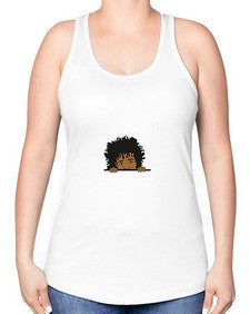 black boy 4# - black boys or men -Racerback Tank