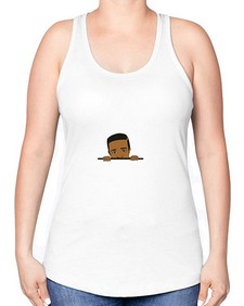 black boy 5# - black boys or men -Racerback Tank