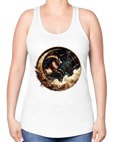 capricorn 212# - capricorn -Racerback Tank