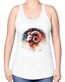 capricorn 214# - capricorn -Racerback Tank
