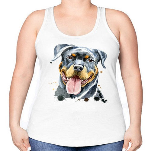 dog 109# - dogs -Racerback Tank