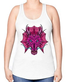 dragon 178# - dragon -Racerback Tank