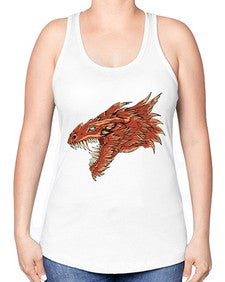 dragon 184# - dragon -Racerback Tank