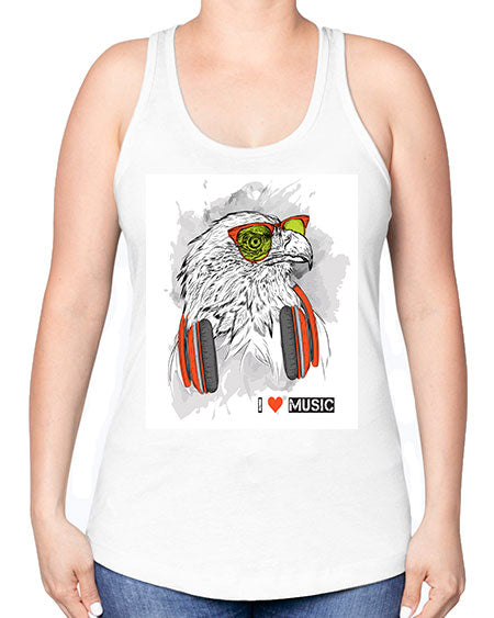 eagle 1# - birds -Racerback Tank