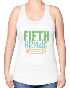 fifth grade 59# - fifth grade -Racerback Tank