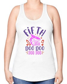 fifth grade doo doo 65# - fifth grade -Racerback Tank