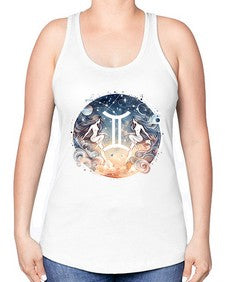 gemini 247# - gemini -Racerback Tank