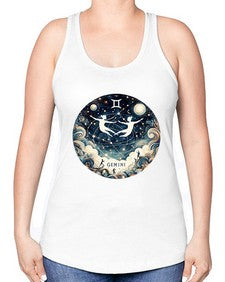 gemini 249# - gemini -Racerback Tank