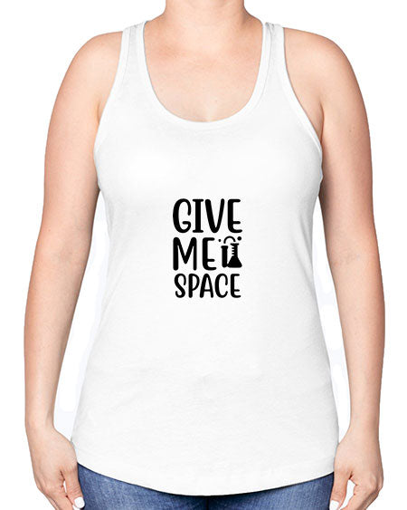 give me space 28# - space -Racerback Tank