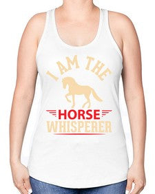 i am the horse whisperer Style 3# - horse -Racerback Tank