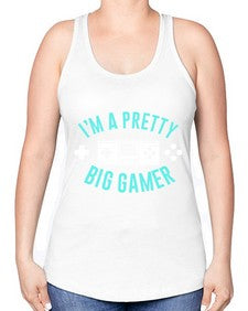 im a pretty big gamer 117# - video games -Racerback Tank