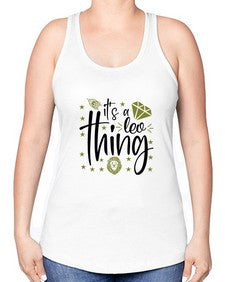 its a Leo thing 267# - leo -Racerback Tank