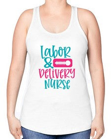 labor belivery nurse Style 265# - nurse -Racerback Tank
