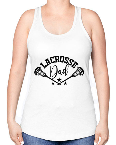 lacrosse dad 8# - lacrosse -Racerback Tank