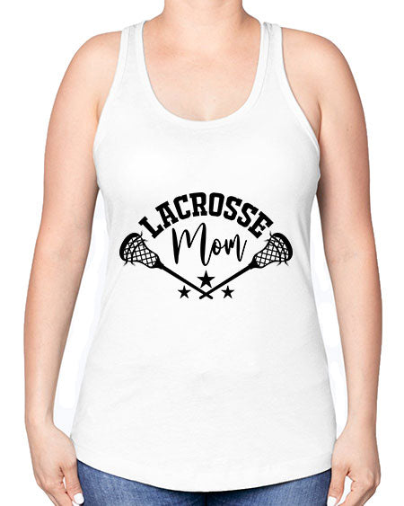 lacrosse mom 9# - lacrosse -Racerback Tank