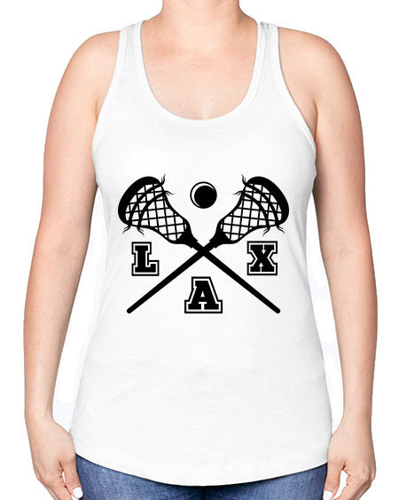 lax 12# - lacrosse -Racerback Tank