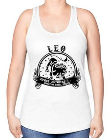 leo 17# - leo -Racerback Tank