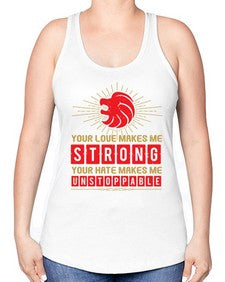 leo 310# - leo -Racerback Tank