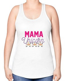 mama unicorn 289# - unicorn -Racerback Tank
