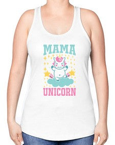 mama unicorn 294# - unicorn -Racerback Tank