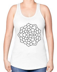 mandala 796# - mandala -Racerback Tank