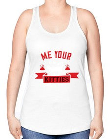 me your kitties Style 68# - cats -Racerback Tank