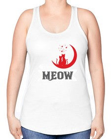 meow Style 70# - cats -Racerback Tank