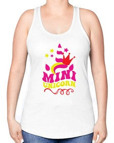 mini unicorn 307# - unicorn -Racerback Tank