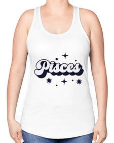 pisces 354# - pisces -Racerback Tank