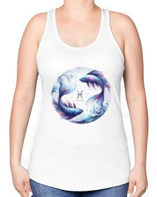 pisces 362# - pisces -Racerback Tank