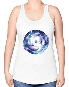 pisces 363# - pisces -Racerback Tank