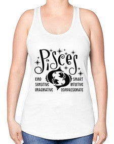 pisces 365# - pisces -Racerback Tank
