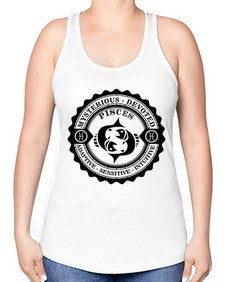 pisces 49# - pisces -Racerback Tank