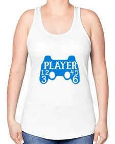 player 39# - video games -Racerback Tank